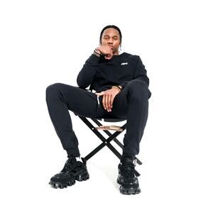 Republic of Great Men Size L Noir Black Lounge Cozy Set Pants Shirt NWT